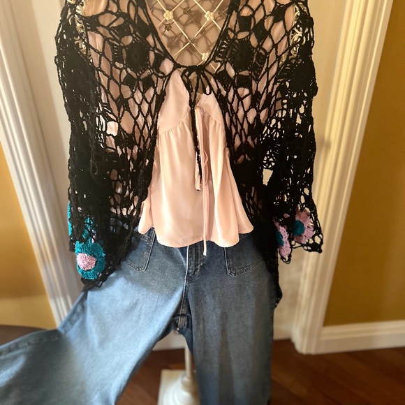 crocheted jacket from DEE DEE collection medium or large size - Picture 9 of 16